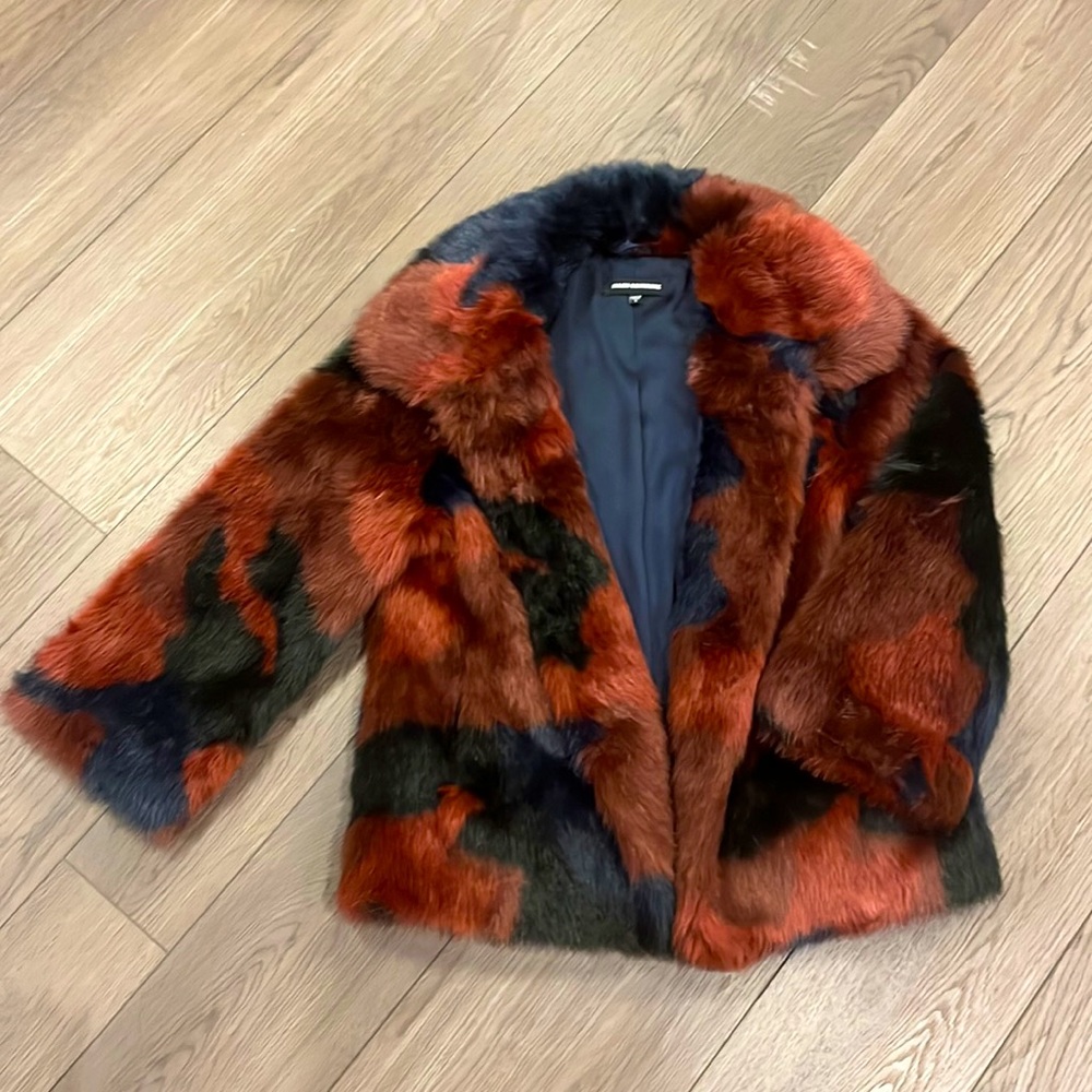 Faux fur jacket
